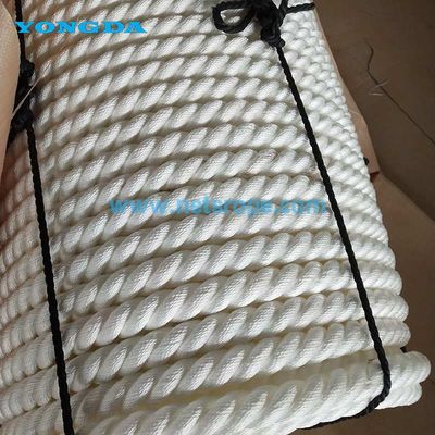 طناب های نایلونی بلند مدت 12mm 16mm 18mm 3 رشته ای برای ترولینگ / اتصال بوئ / لنگر انداختن قایق
